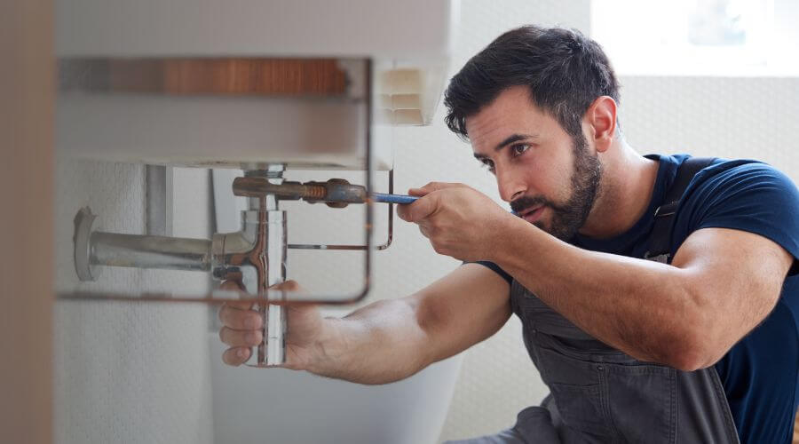Hot water issue at sink in Taylorsville, IN